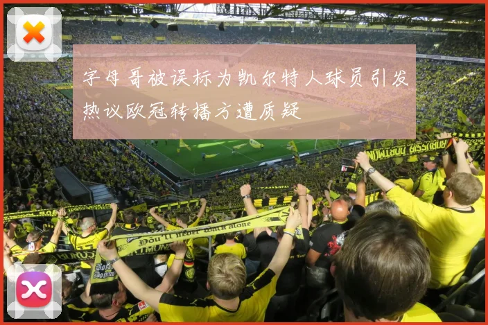 字母哥被误标为凯尔特人球员引发热议欧冠转播方遭质疑